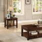 Ballwin 3256RF Coffee Table 3Pc Set in Cherry by Homelegance