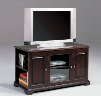 Espresso Finish Modern TV Stand w/Storage Sides [CTCTV-CART4813ESP]