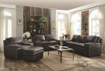 Regalvale 505842 Loveseat in Leather Match by Coaster w/Options [CRS-505841 Regalvale]