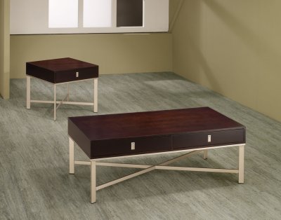 701828 Coffee Table in Cappuccino by Coaster w/Options