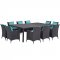 Convene Outdoor Patio Dining Set 11Pc EEI-2240 by Modway