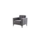 Parker Sectional Sofa in Corvet Gray Fabric by Bellona