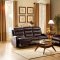 Coppins Motion Sofa 8316 in Chocolate by Homelegance w/Options