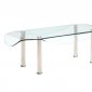 Glass Top & Metal Legs Modern Elegant Coffee Table w/Options