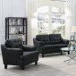 Freeport Sofa & Loveseat Set 508631 in Black - Coaster w/Options