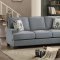 Kenner Sofa 8245GY in Grey Fabric by Homelegance w/Options