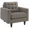 Empress Sofa in Granite Fabric by Modway w/Options