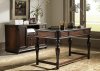 Kingston Plantation Writing Desk 2Pc Set 720-OH in Cognac