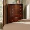 B297 Bedroom in Cherry Finish w/Options