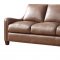 Napa Sofa & Loveseat Set Leather Italia in Peanut w/Options