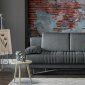 Fantasy Cotton Dark Navy Sofa Bed by Istikbal