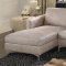 Breaux Sectional Sofa 8235SS in Sesame Fabric by Homelegance