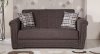 Victoria Andre Dark Brown Loveseat Sleeper by Sunset