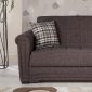 Victoria Andre Dark Brown Loveseat Sleeper by Sunset