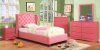 Monroe CM7016-7941PK 4Pc Kids Bedroom Set in Pink w/Options