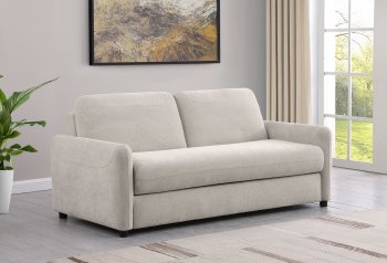 Rylie Sofa Sleeper 360027 in Beige Fabric by Coaster [CRSB-360027 Rylie]