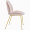 Scoop Dining Chair 3548 Set of 2 in Pink Velvet by Modway