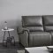 S275 Power Motion Sectional Sofa in Gray Leather Beverly Hills