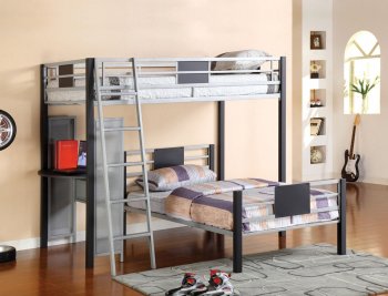 CM-BK1030 Summerville Bunk Bed w/Side Desk [FAKB-CM-BK1030 Summerville]