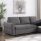 Samantha Sleeper Sectional Sofa 511088 in Gray Fabric by Coaster