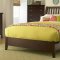 Brown Cherry Finish Transitional Bedroom w/Optional Items