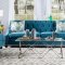 Celeste SM2226 Sofa in Azure Blue Fabric w/Options