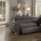 Ferriday Sectional Sofa 8228TP in Taupe Fabric by Homelegance