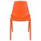 Clover Set of 4 Dining Chairs CL17OR in Orange by LeisureMod