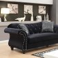 Jolanda Sofa CM6159BK in Black Fabric w/Options