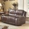 Allenwood Motion Sofa 8429 in Dark Brown - Homelegance w/Options