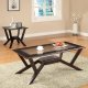 701818 3Pc Coffee Table Set in Cappuccino by Coaster