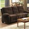 8514 Auburn Sofa Chocolate Microfiber by Homelegance w/Options