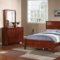 F9047 Kids Bedroom 4Pc Set in Cherry by Boss w/Options