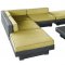 Laguna Outdoor Patio Sectional 6Pc Set Choice of Color by Modway