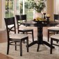 Clancy 5067 Dining Set 5Pc in Warm Black by Homelegance