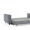 Magni Sofa Lounger in Twist Granite Fabric by Innovation