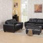 G203 Sofa & Loveseat in Black Bonded Leather by Glory w/Options