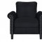 U9192 Sofa & Loveseat Set in Black Velvet by Global w/Options