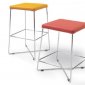 Bar or Counter Height Modern Stool w/Optional Seat Colors