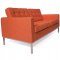 Florence Sofa FS90ORT - Orange Twill Wool - LeisureMod w/Options