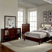 2134 Simpson Bedroom by Homelegance in Cherry w/Options