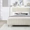 Zara Bed in Cream Velvet by Meridian w/Options