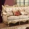 Sabrina Traditional Sofa in Golden Tone Fabric w/Options