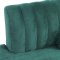 Arvada Sofa & Loveseat Set in Green Velvet by VIG w/Options