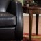 Brown or Black Bonded Leather Modern Elegant Accent Chair