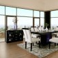 Evangeline Dining Table CM3394T in Black w/Options