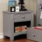 Cara 4PC Youth Bedroom Set CM7903GY in Gray w/Options