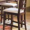 Merlot Finish Counter Height Modern Dinette Table w/Options