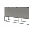 Vizzione Buffet in High Gloss Light Gray Lacquer by Casabianca