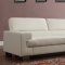 Vernon Sofa 9603WHT in White Bonded Leather by Homelegance